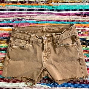 7FAM ~ Roxanne low rise cutoff jean shorts